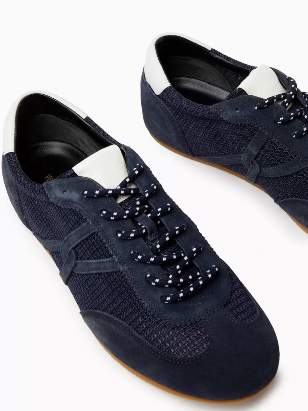 Riviera Mesh Suede Sneakers - Veronica beard